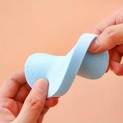 3pcs Gentle Exfoliating Facial Sponges - Natural Latex, Formaldehyde-Free for Soft & Smooth Skin