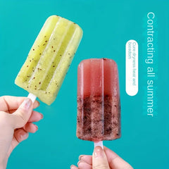 4-Pack Plastic Popsicle Molds, DIY Ice Pop Maker With Durable PP Material, Creative Ice Cream Stick Mold Set