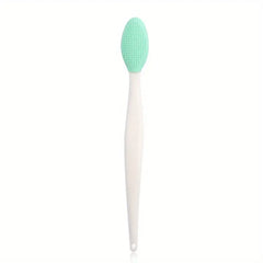 Silicone Facial Cleansing Brush - 1PC Exfoliating Skin Care Tool for Nose & Blackhead Removal, Manual Face Scrub Brush with Textured Surface, Non-Electric, Bathroom Use