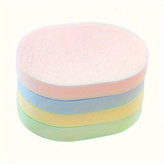 3pcs Gentle Exfoliating Facial Sponges - Natural Latex, Formaldehyde-Free for Soft & Smooth Skin