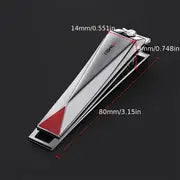 Nail Clippers, Sharp Edge Fingernail And Toenail Clipper Cutter, Thick Nail Trimmer, Stainless Steel Toenail Clipper For Manicure And Pedicure