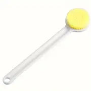 1pc Long Handle Bath Massage Cleaning Brush Soft Hair Bath BrushExfoliating Massage Scrubber -Bathroom Accessories