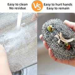 8pcs/12pcs/16pcs Miracle Cleaning Cloth - Ultra-Durable Mesh Ultrafine Fiber Set - Easy for Dry and Wet Cleaning - Very Suitable for Tableware, Metal Surfaces, etc.! Anti-stain, No Scratches Kitchen Genius - High-definition Magnification