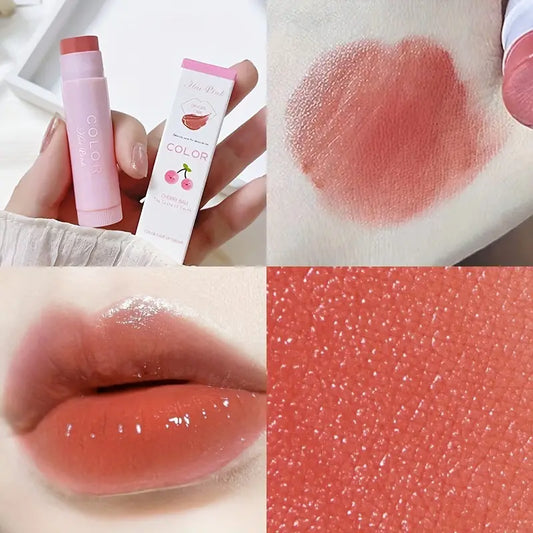 Cherry Blossom Moisturizing Lip Balm - Hydrating, Plumping & Anti-Dryness, Long-Lasting Waterproof Formula for All Skin Types, Perfect for Fall/Winter