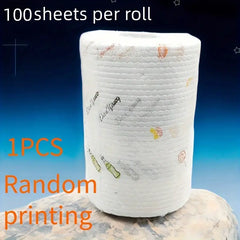 200/100/50pcs Reusable Microfiber Paper Towels - Sustainable Non-Woven Kitchen & Bathroom Cleaning Cloths, Perfect for Christmas Party Mess