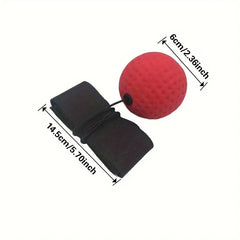 Durable Head-Mounted Boxing Speed Ball for Beginners & Youngsters - Ideal for Home Use with Plastic Construction