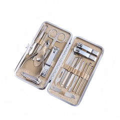 Premium Stainless Steel Nail Care Set - Professional Manicure And Pedicure Set with Cuticle Scissors, Cuticle Nippers And Portable Travel Case for Precise, Salon-Quality Beauty Treatments Anytime, Anywhere