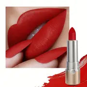 HS7538 Star Wave Bright And Moist Lipstick - Red Bright Moisturizing Lipstick, Highly Saturated Makeup Lip Gloss Valentine's Day Gifts