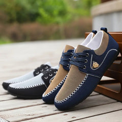 Men's Trendy Colour Block Business Shoes, Comfy Non Slip Lace Up Breathable Durable Formal Shoes, Men's Footwear