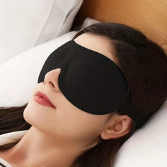 3D Contoured Sleep Mask, 100% Light Blocking Eye Mask, 1/5/10pcs Options, Ultra-Soft Skin-Friendly Material, Adjustable Strap, Breathable, Lightweight Eye Cover For Rest & Travel